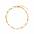 Gold Filled Figaro Link Bracelet - Le Serey