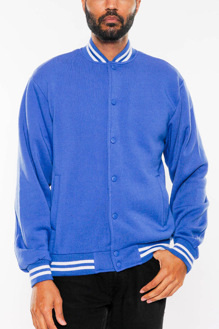 Fleece Varsity Jacket
