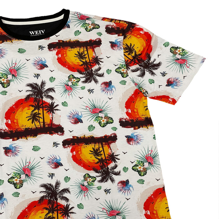 Flipside Sunset Print Tee