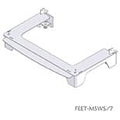 feet extender for a multifuel stove