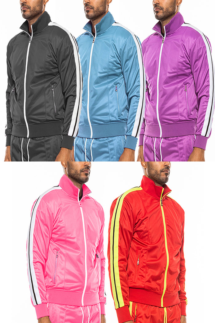 Front Pleat Track Jacket