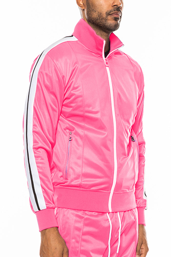 Front Pleat Track Jacket