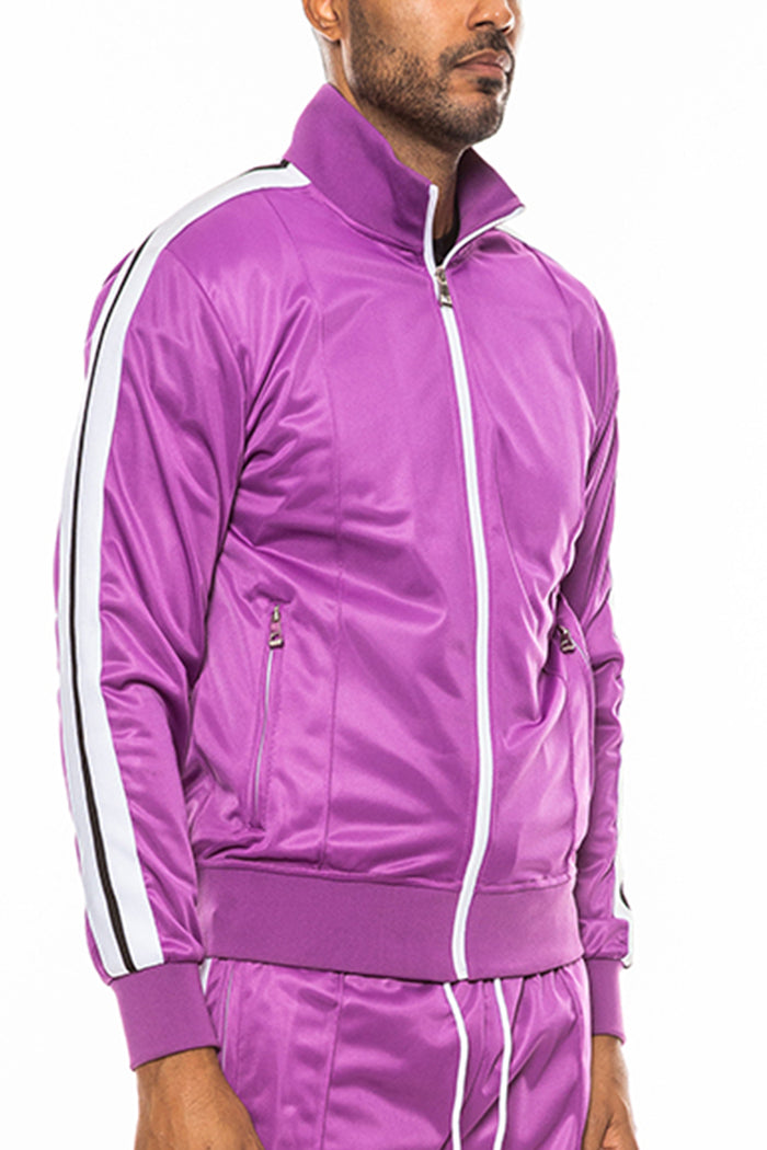 Front Pleat Track Jacket