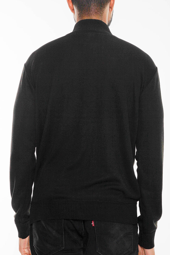 Full Zip Knit Sweater