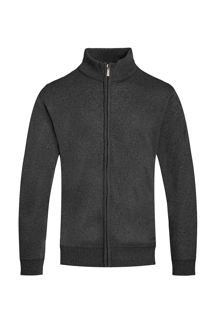 Full Zip Knit Sweater
