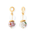 Glass + Cloisonné Midi Tulip Charm - Le Serey