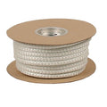 coil of rope on white background