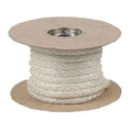 coil of rope on white background