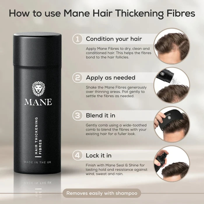 Hair Thickening Fibres 12-Pack (12 x 15g Fibres)