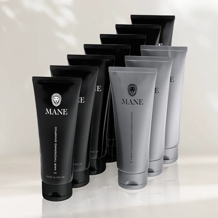 Hair Thickening Shampoo & Conditioner 10-Pack (7 x 100ml Shampoo, 3 x 100ml Conditioner)