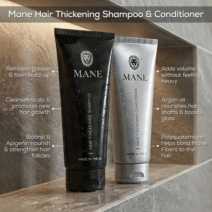 Hair Thickening Shampoo & Conditioner 5-Pack (3 x 100ml Shampoo, 2 x 100ml Conditioner)