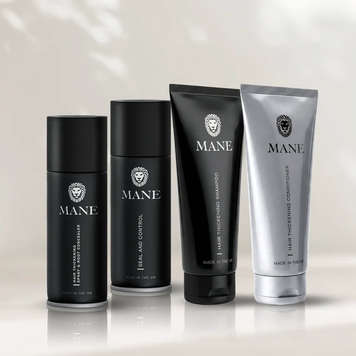 Hair Thickening Spray Travel System (100ml Thickening Spray & Seal and Control, 100ml Shampoo & Conditioner)
