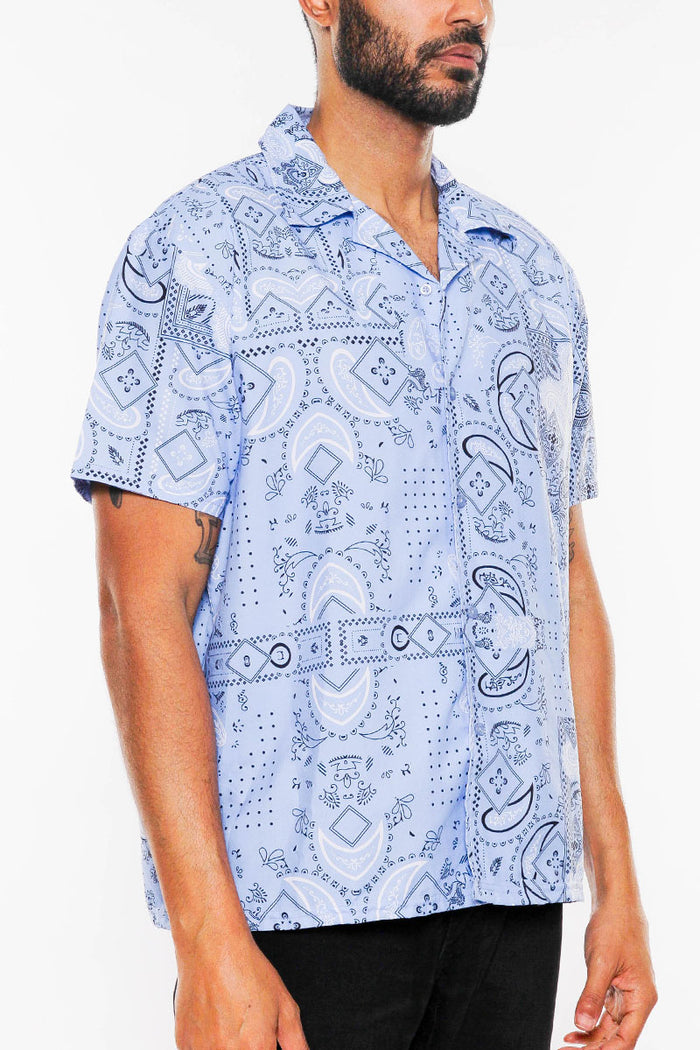 Haze Paisley Button Down Shirt