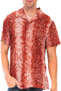 Hiatus Snake Print Button Up