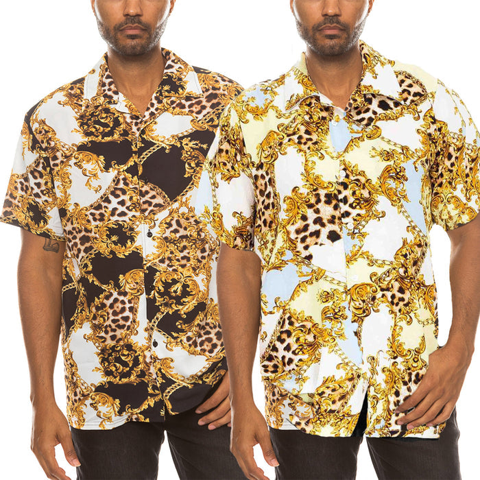Hidden Cheetah Button Down Shirt