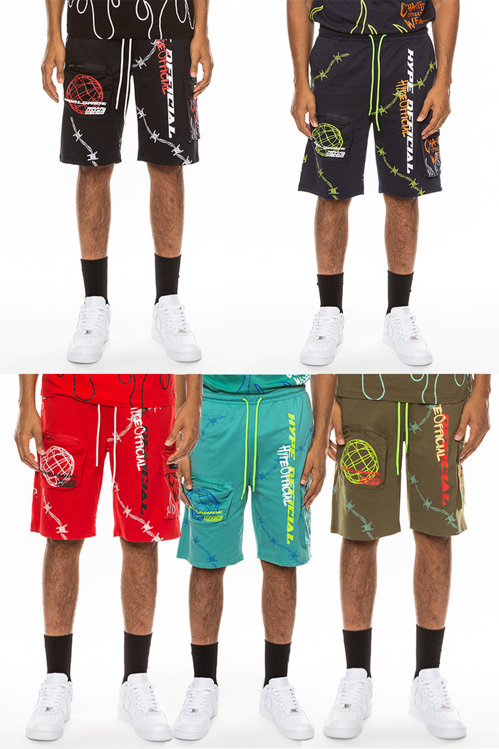 Hype Official Print Shorts