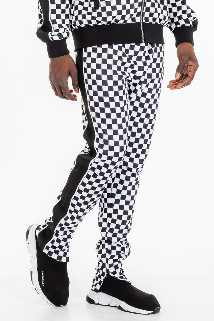 Jura Checkered Track Pants