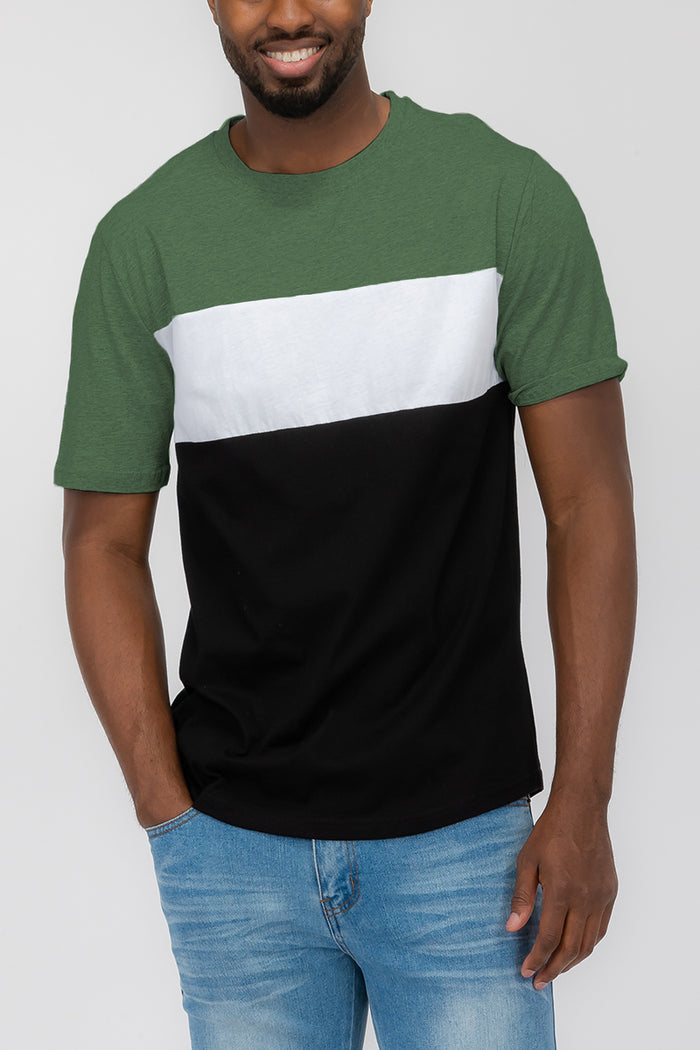 Justin Color Block Tee