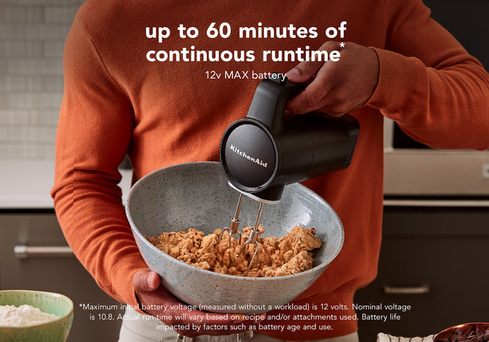 KitchenAid Go Cordless Hand Mixer With Battery