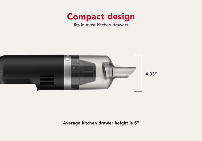 KitchenAid Go Cordless Kitchen Vacuum With Battery