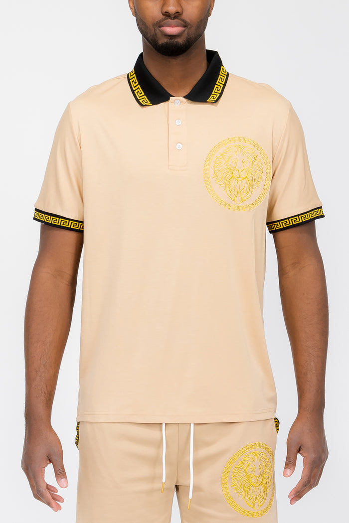 Lion Head Polo Shirt