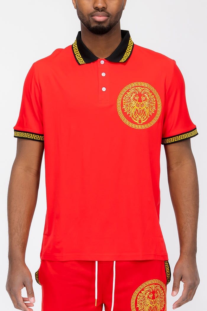 Lion Head Polo Shirt