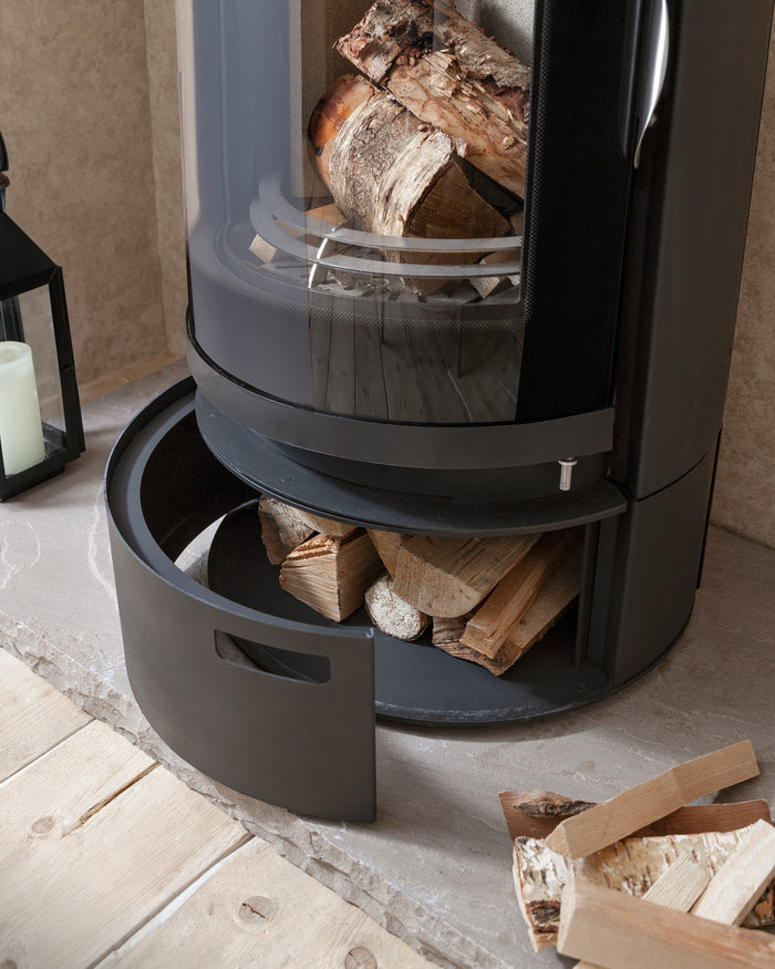 Low log store for hoxton stove