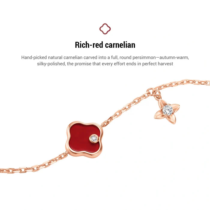 Lucky Persimmon Collection Women Bracelet - Heart-Full - FIYTA