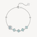 Lucky Persimmon Collection Women Bracelet - Ice-Clear Aqua - FIYTA