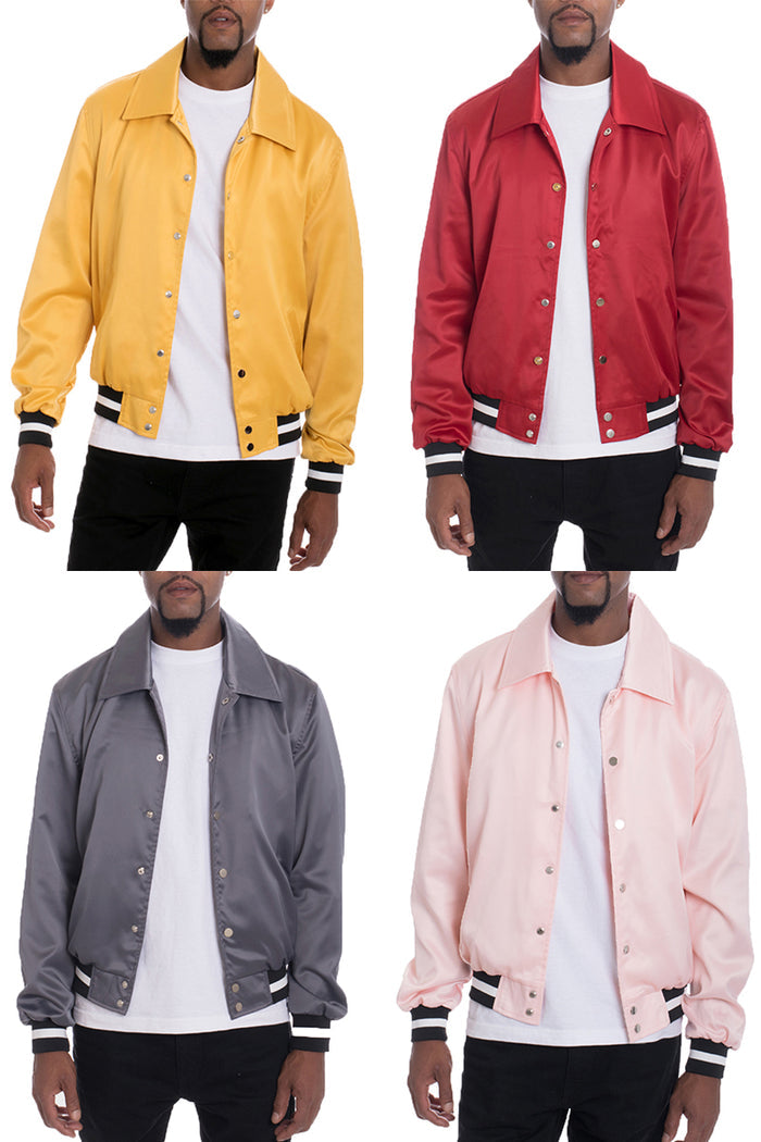 Luxe Satin Bomber