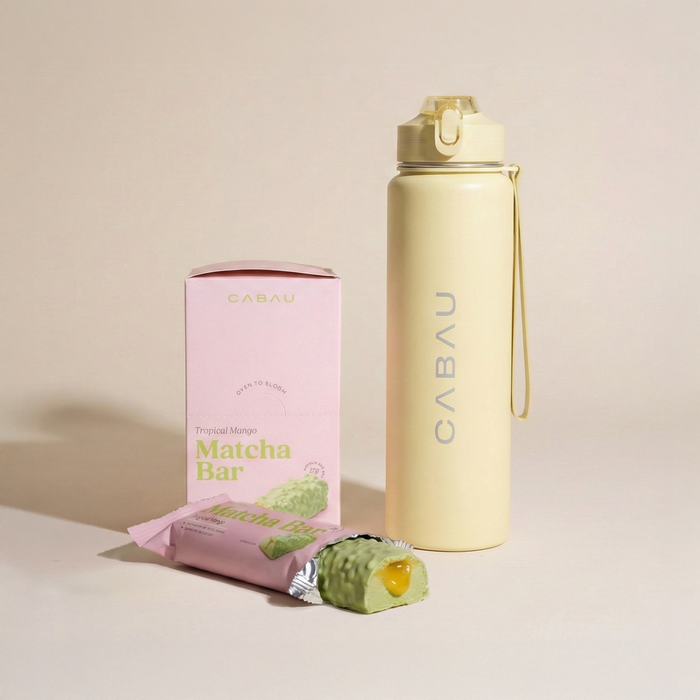 Matcha Bars + Stainless Bottle