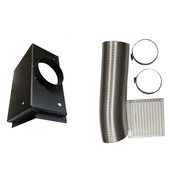 Mazona 4 Inch Direct Air & Ventilation Kit White, Ripley, Warwick, Heatwave, Kingsmere