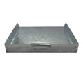 Ashpan for multifuel stove on white background