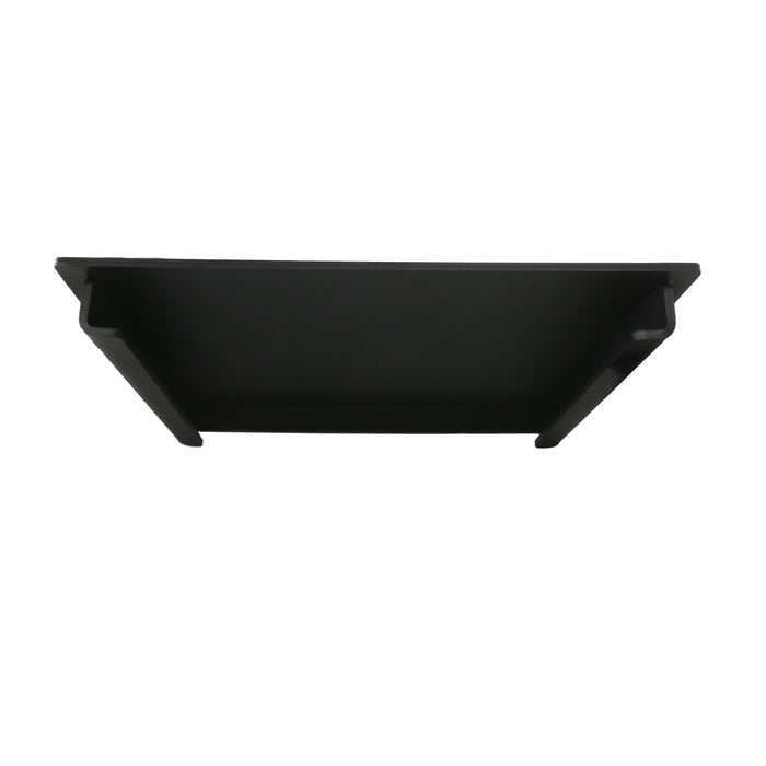 Lower Steel Baffle for log stove on white background