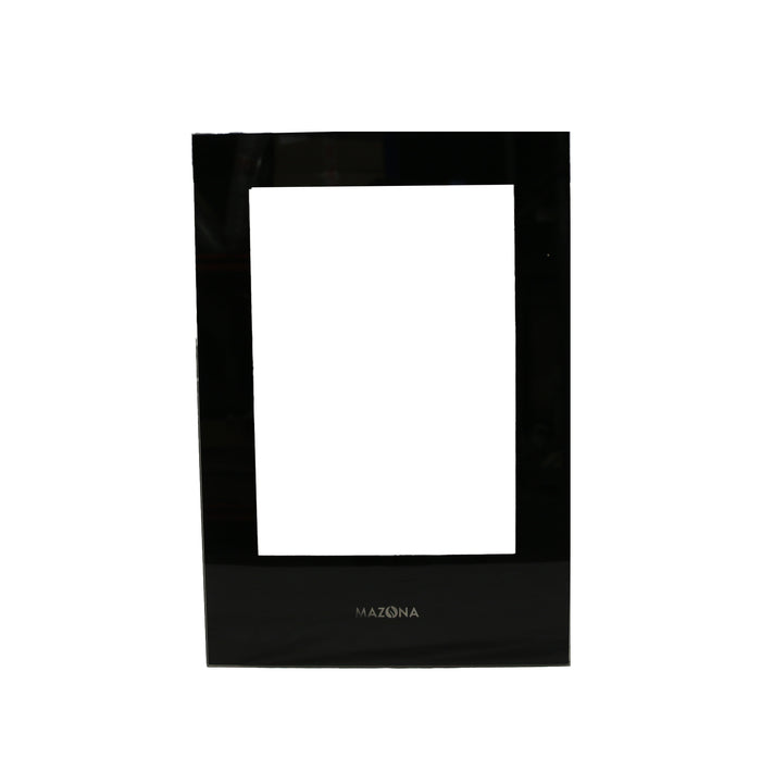 mazona stove glass door on white background