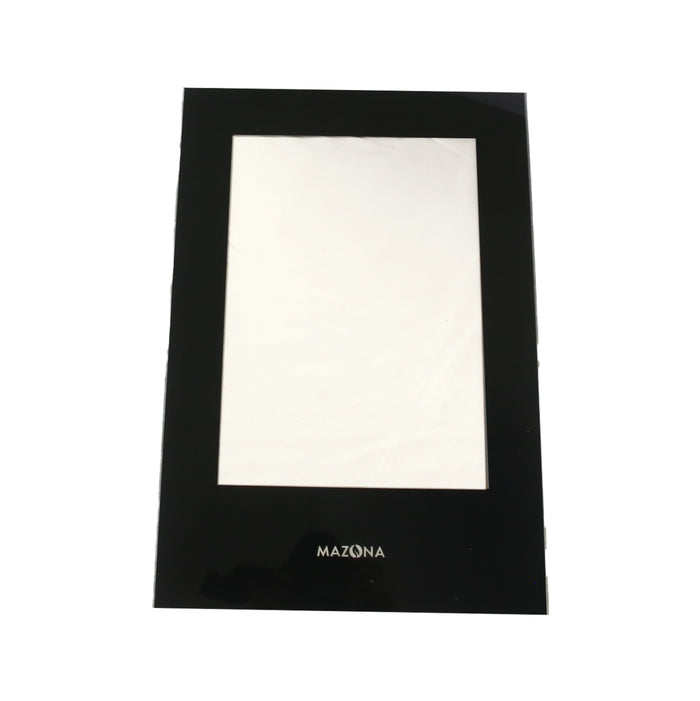 mazona stove glass door on white background