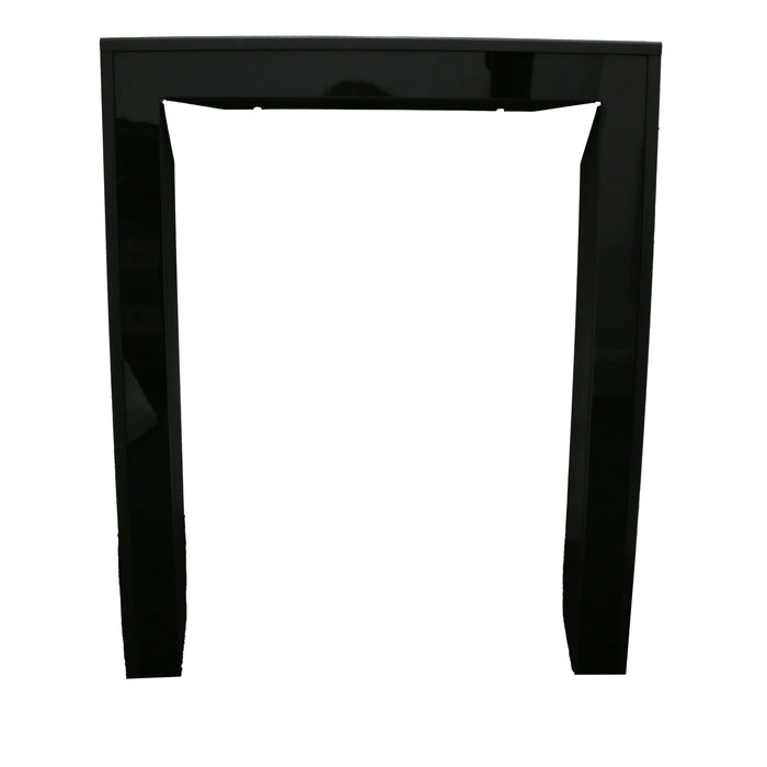 mazona stove glass trim and bracket on white background