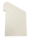 Mazona Eco Heatwave 5kW Left Brick  for multifuel stove on white background front facing