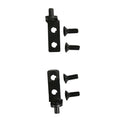 Black Mazona Heatwave door hinge in white background