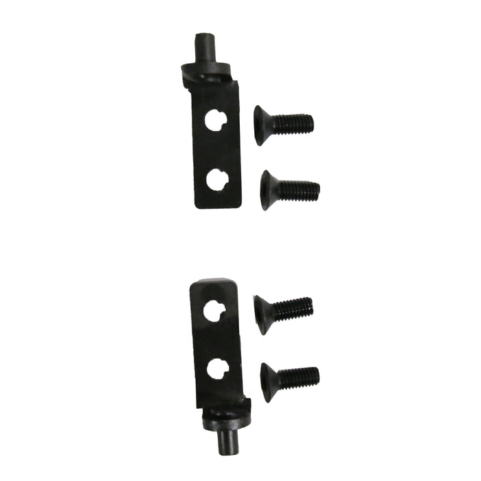 Black Mazona Heatwave door hinge in white background