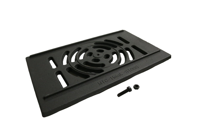 Black Mazona Heatwave outer bottom grate in white background