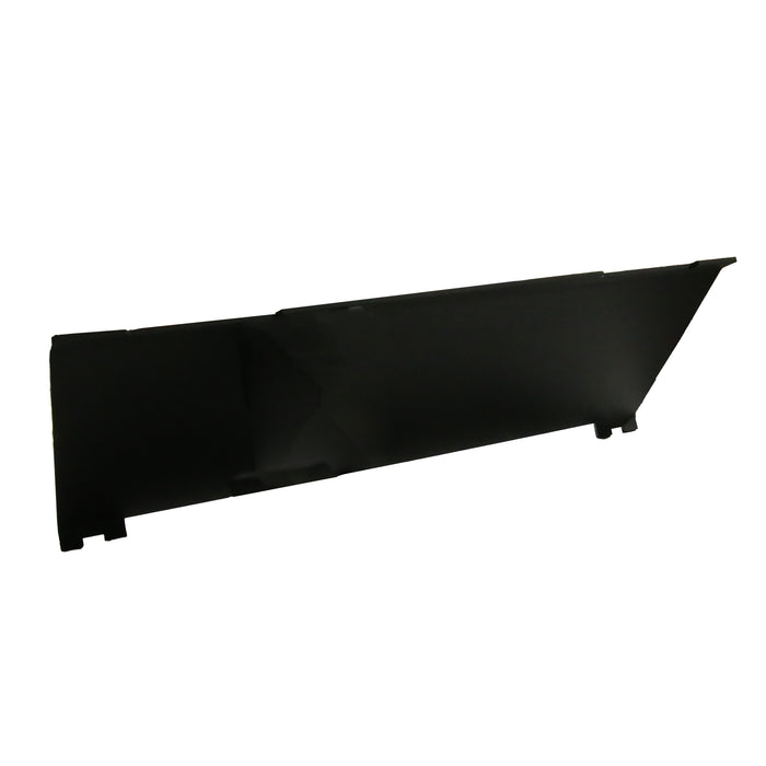 Black Mazona Heatwave upper steel baffle plate in white background
