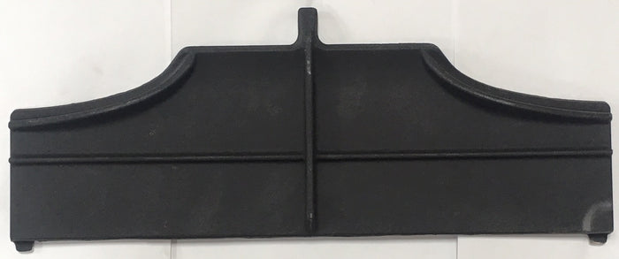 Baffle Plate for multifuel stove on white background