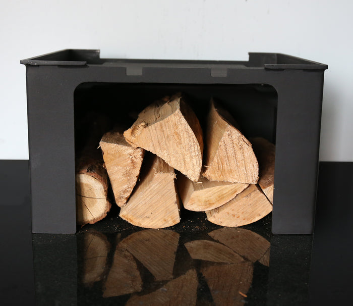 Log Store To Suit Mazona Ripley 5kW Stove multifuel on hearth