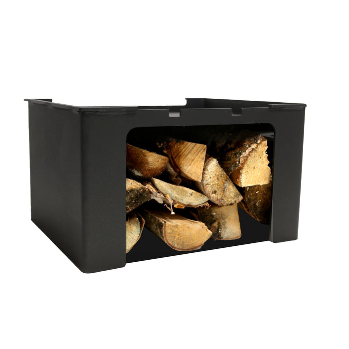 Log Store To Suit Mazona Ripley 5kW Stove on white background
