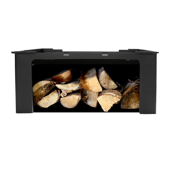Log Store To Suit Mazona Ripley 8kW Stove on white background