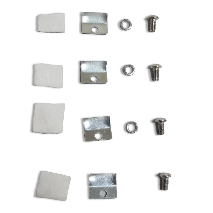 glass clip set for multifuel stove
