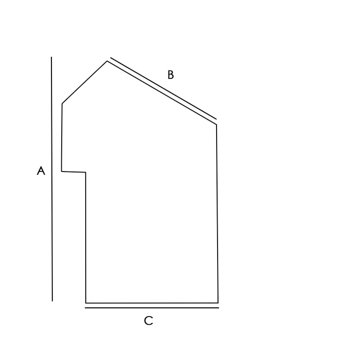 Mazona Warwick 4kW Side Brick dimensions drawing