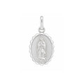 Medalla Virgen de Guadalupe oro blanco - Eternity Diamonds