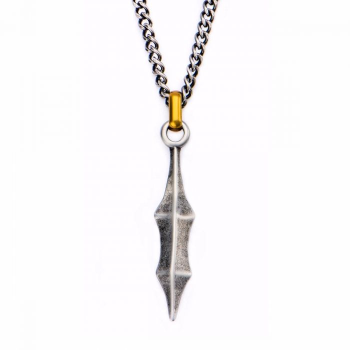Medieval Blade Pendant Inox - Eternity Diamonds